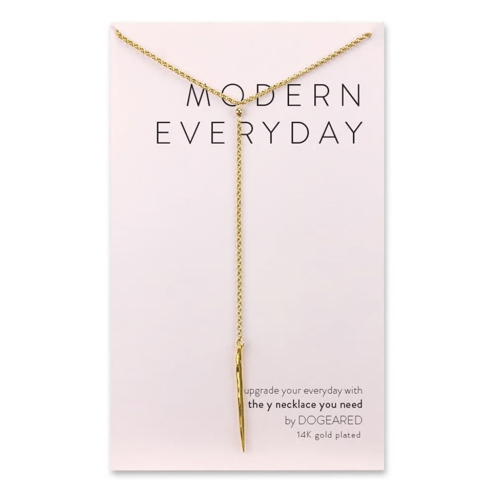DOGEARED - Modern Spear y necklace
